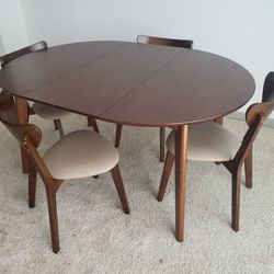 Oval Expandable Dining Set 