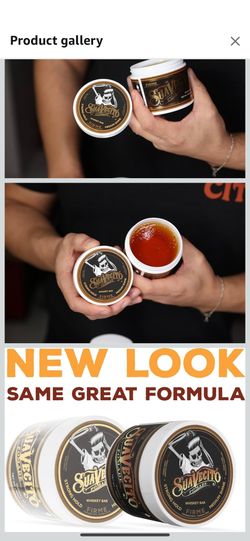 Suavecito Suavecito Pomade For Men - Medium Hold Shine Water Based oz Pack Wax Like Flake All Day Hair Free Gel Hairstyles Easy To Wash Out