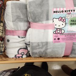 Hello Kitty Gray Blanket!
