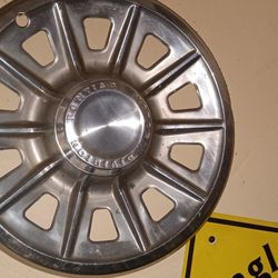 Factory Antique Aluminum Original Pontiac Division Hubcap