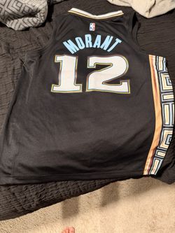 Ja Morant Memphis Grizzlies Jersey - Black - Men's Size M (Fanatics)