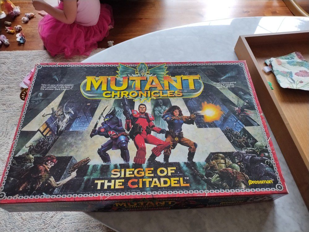 Vintage Board Game - Rare - Mutant Chronicles Siege Of The Citadel