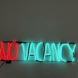 No Vacancy Fluorescent Light 