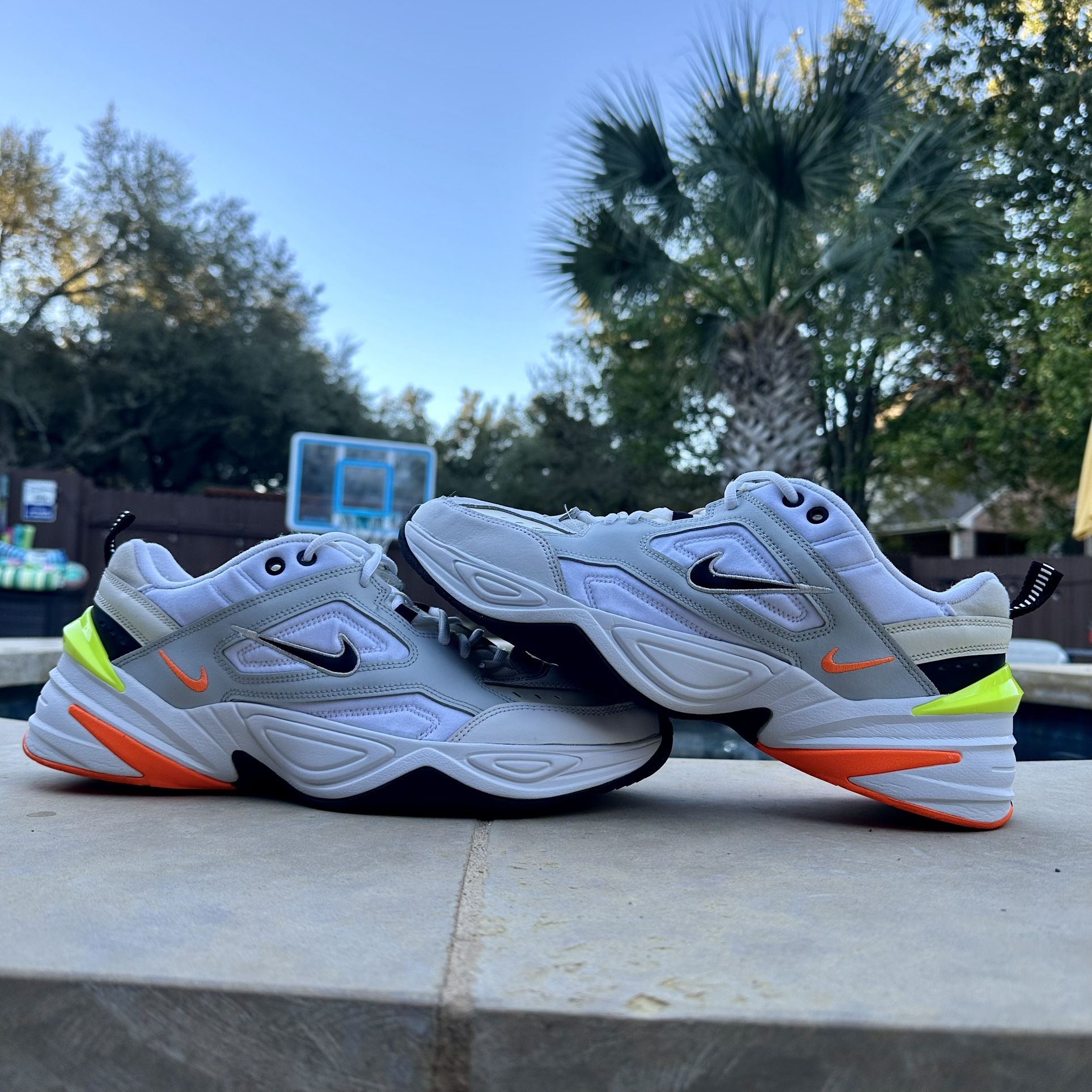 Nike M2K Tekno Pure Platinum Sail Running Sneaker - Size 12 Men’s 