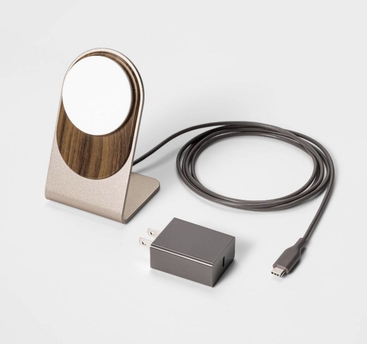 heyday MagSafe Charging Stand - Wood Grain