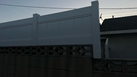 Vinyl chopper Fence