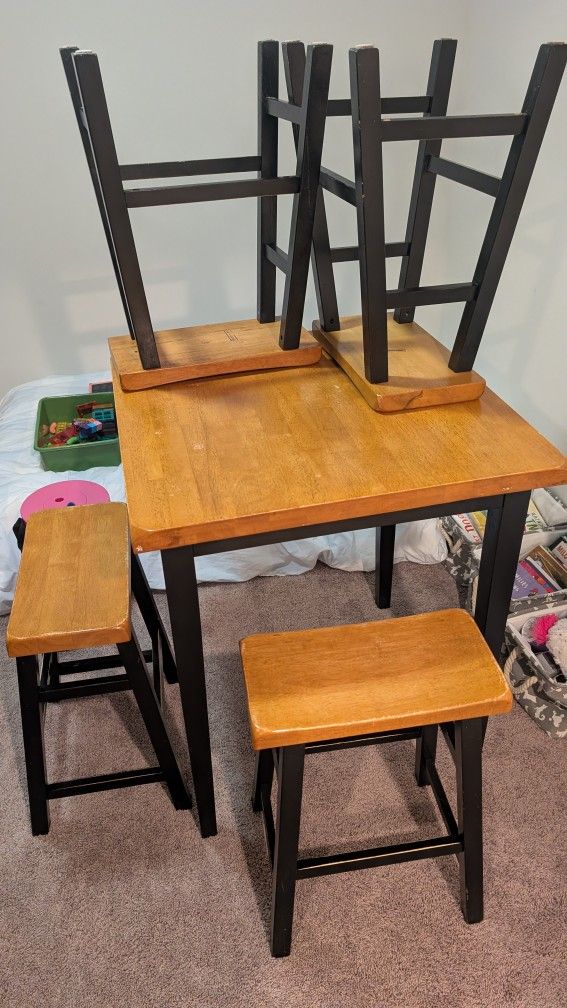 Table And 4 Stools