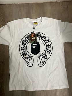 BAPE x Chrome Hearts Graphic T-Shirt White