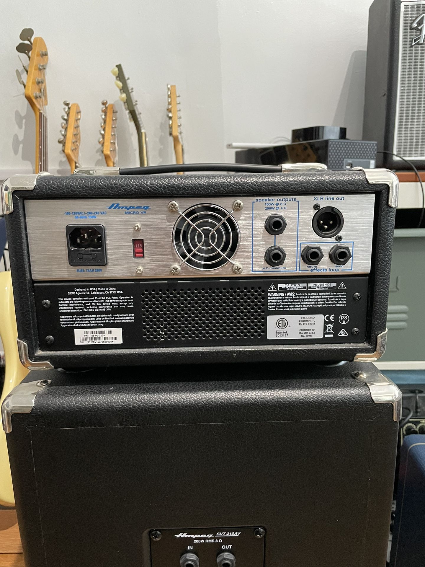 Ampeg SVT Micro VR HEAD CAB COMBO BASS AMP for Sale in South Gate, CA