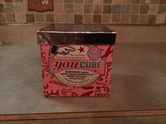 New You Cube cleansing gift box with body butter, body polish, shower gel, hand cream and a fluffy sudsy puff! Great gift for any time of year!