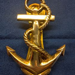 Solid brass door knocker