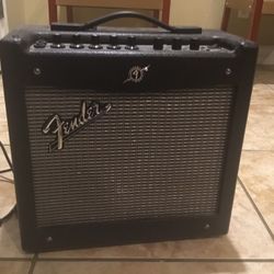 Fender Mustang 1 Guitar Amp 20 Watt, Works Great, Barely Used, Cable Included