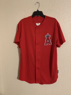 Los Angeles Angels Authentic Majestic Jersey Red