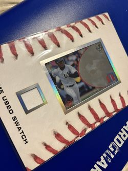Derek Jeter Game Swatch Display 