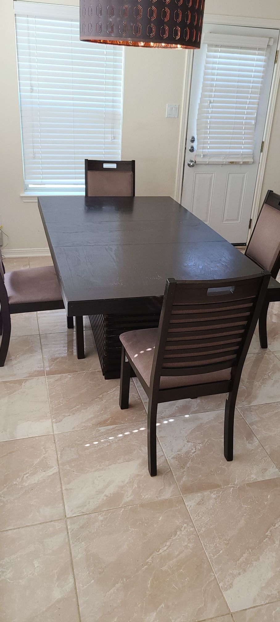 Dinning set table chairs heavy duty