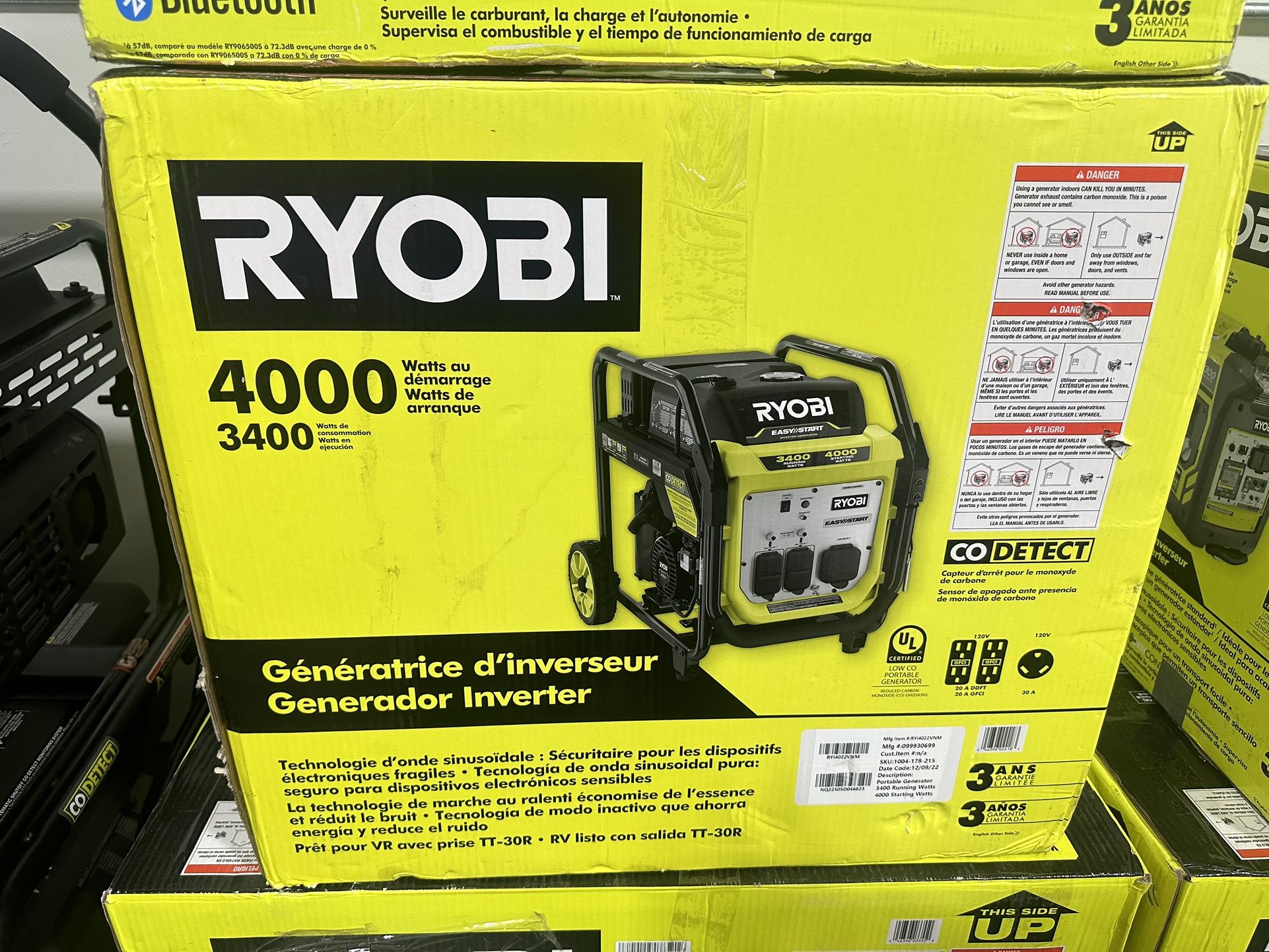Ryobi Generators 4000w