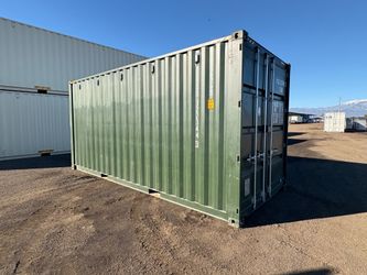 20 FOOT NEW 1-TRIP HC 9'6 TALL CONTAINER, STD, SHED, STORAGE, SHIPPING, CONEX, PORTABLE