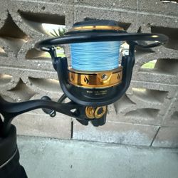 Penn Rampage Spinning Jigging Rod & Penn Spinfisher Vll 