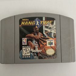NBA Hang Time Nintendo 64 1997 Has Tape On The Back Used