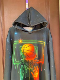 Basketball Drip Pullover Hoodie 3XL
