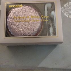 Earbuds With Glittery Earbuds 