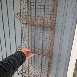 3 tier Hanging Wire Storage Cubby