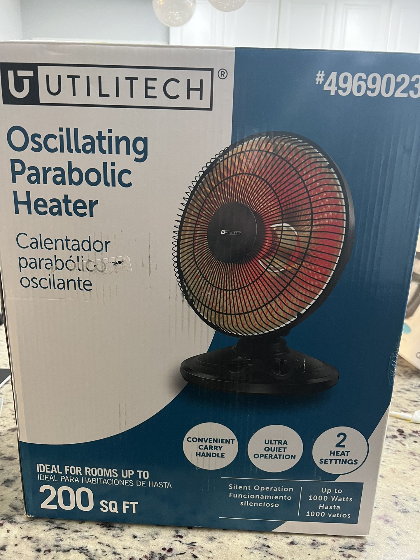 Utilitech Parabolic Dish Indoor Electric Space Heater 