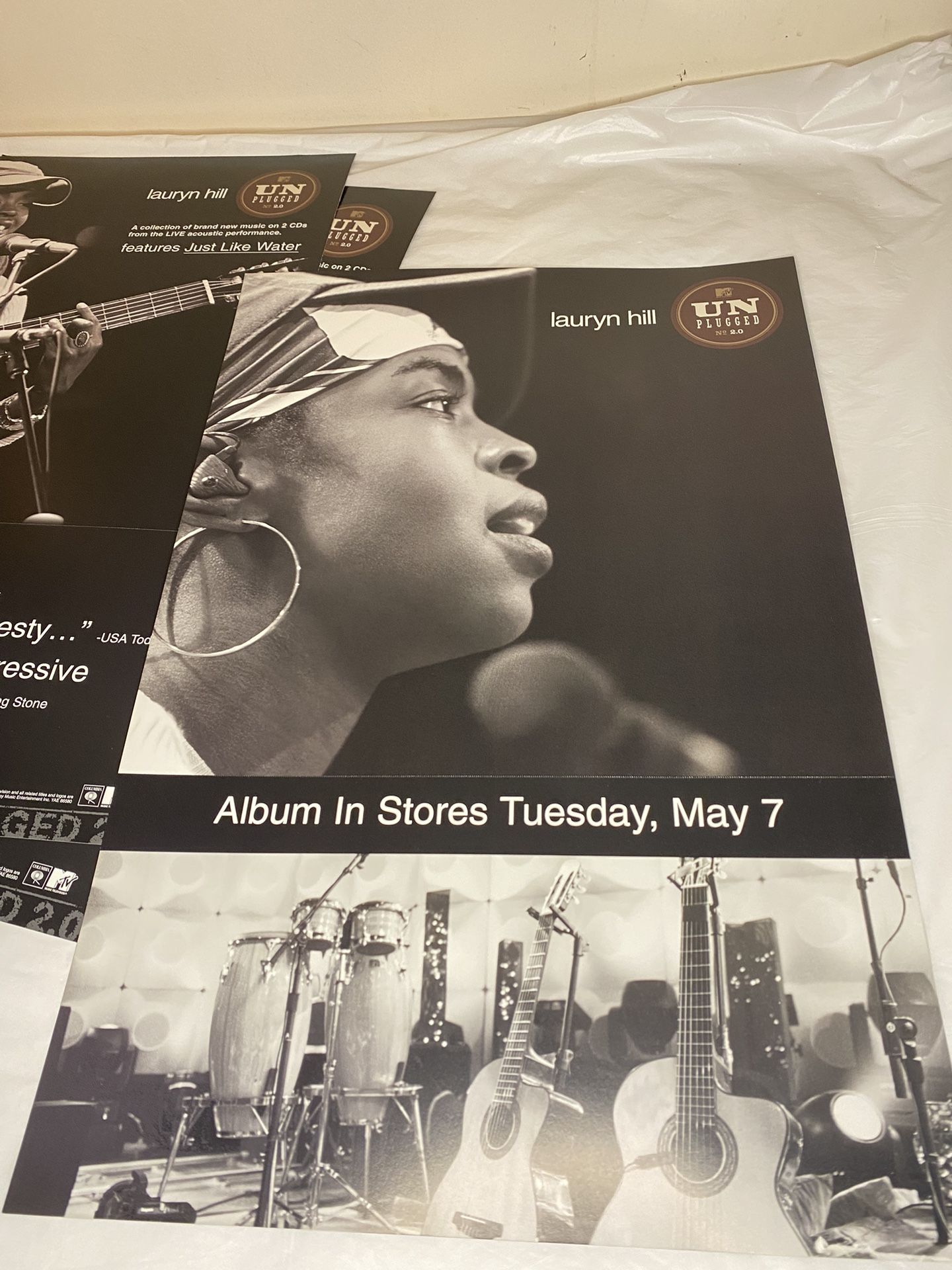 5) MTV Unplugged Lauryn Hill Posters Double Sided
