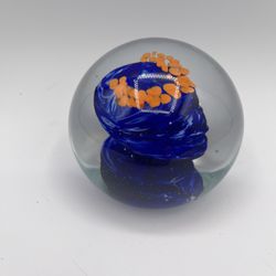 Clear Glass Paperweight 