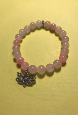Rose quartz bracelet