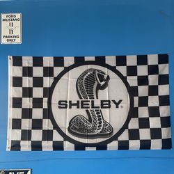 Shelby Flag banner 3ft x 5ft