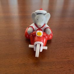 Arby’s Toys 1990 Babar the Elephant on 3 wheeler 