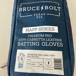 Bruce Bolt Batting Gloves youth XL