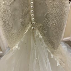 Wedding Dress Brand New. Cream