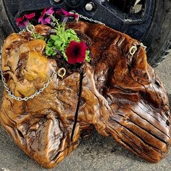 Handmade Driftwood Planter Box