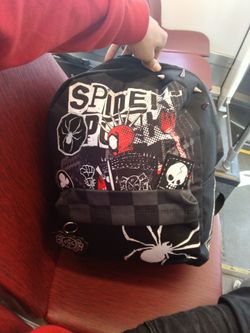 Spider-Man Punk Graphic Backpack with Studs