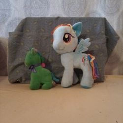 Rainbow Dash Plush And Plush Horse