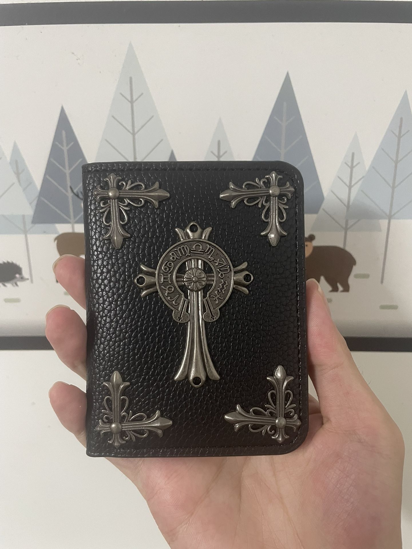 Vintage Chrome Hearts Leather Wallet