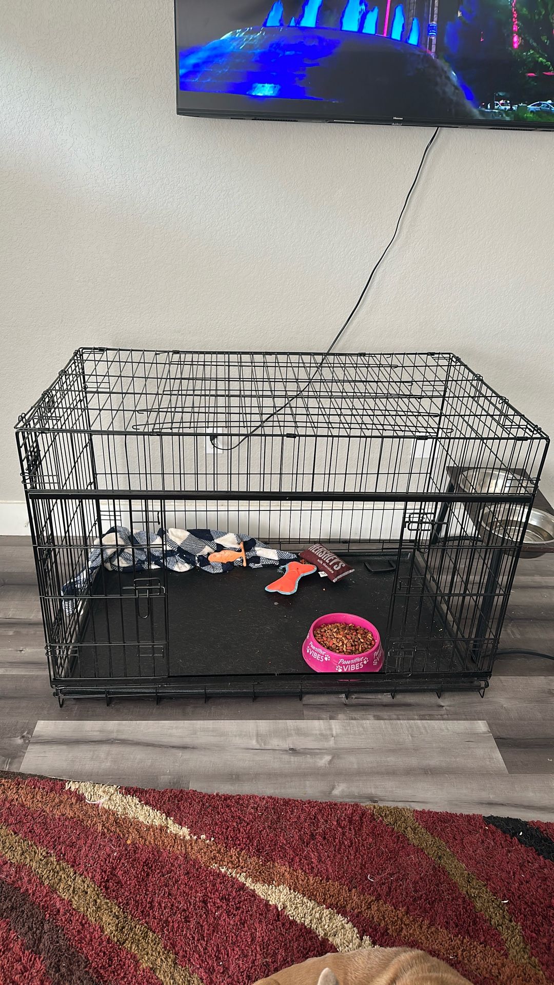 4ft Wide 2 Door dog cage
