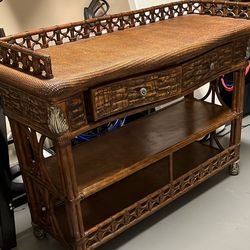 Rattan Buffet Server