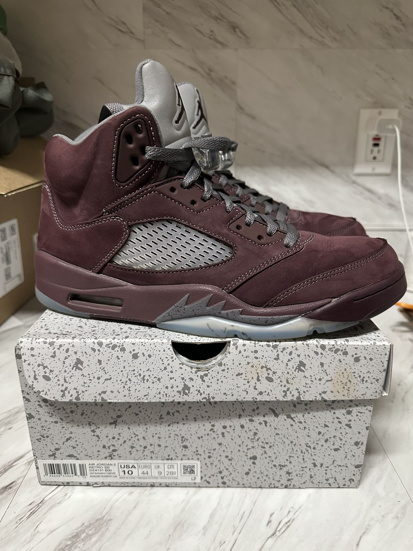 Nike Air Jordan 5 Retro SE Burgundy Mens 10 