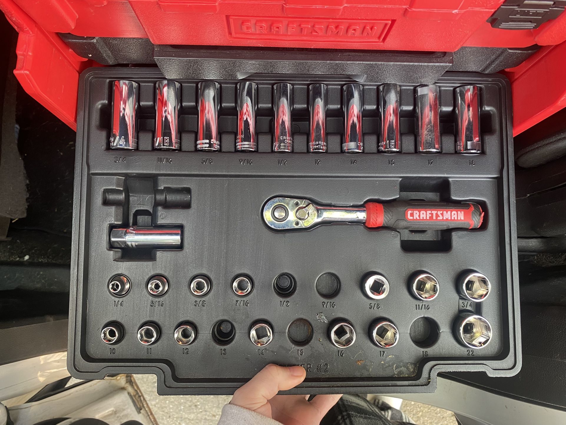 Craftsman Tool Set With 3 Drawer Case❗️