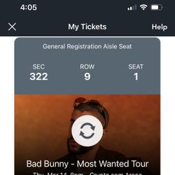 Bad Bunny Tickets 3/14 (March 14th)