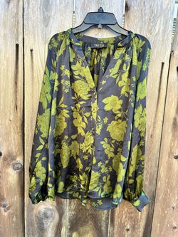 Truth Floral Satin Blouse medium