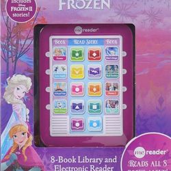 Disney Frozen and Frozen 2 Elsa, Anna, Olaf, Me Reader Electronic Reader and 8-Sound Book Library
