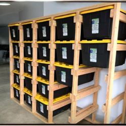 Heavy-Duty Storage Bin Racks!
