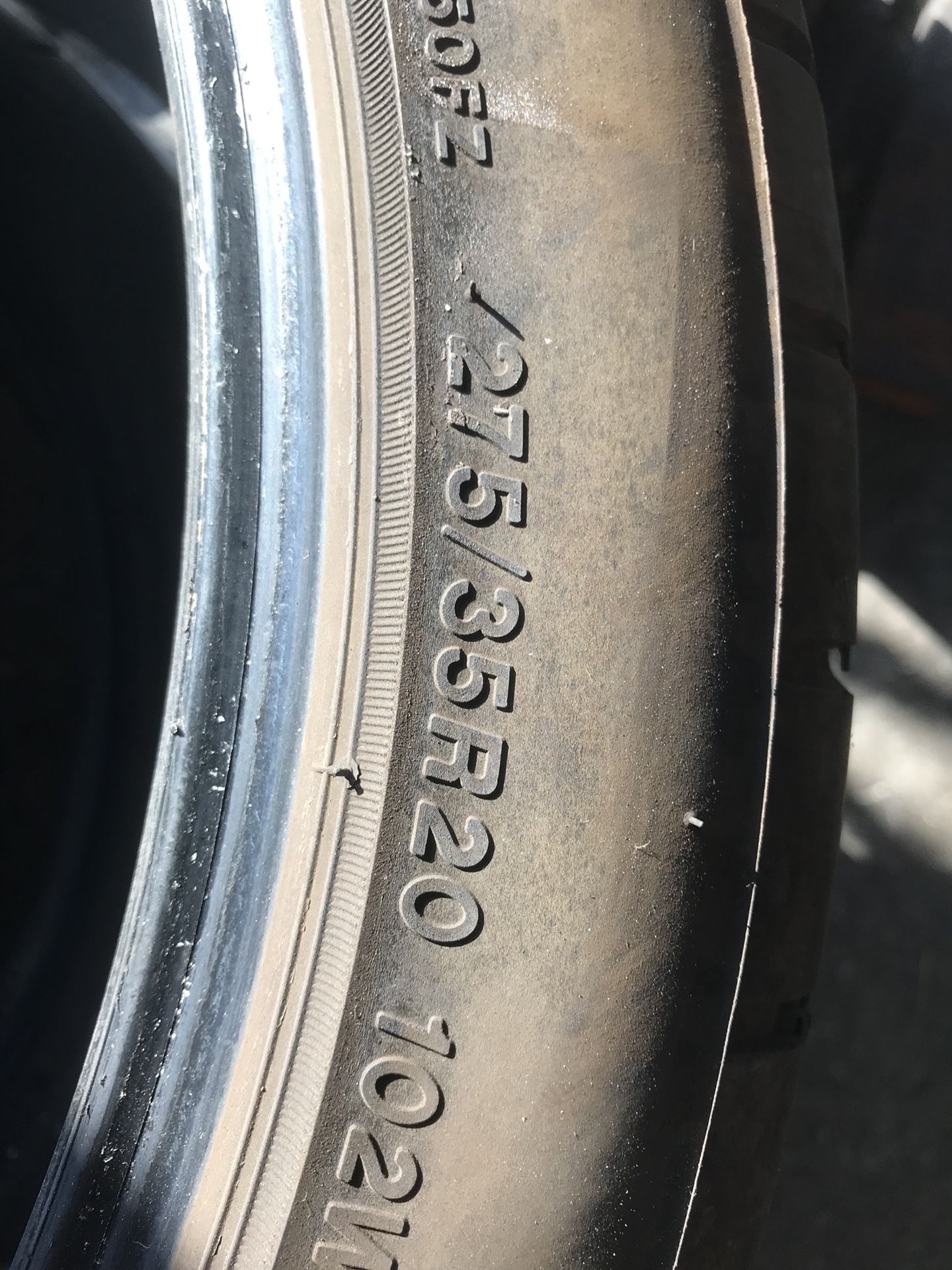 275/35/20 Firestone (2 Tires) $125/ Both