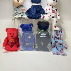 Beanie Babies bears lot 7 bears