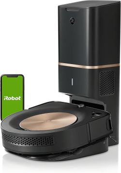 iRobot Roomba s9+ (9550) Wi-Fi Connected Self-Emptying Robot Vacuum - Java Black(Well Maintained w/ New Brushes and extra bags)