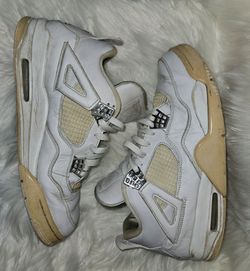 Men's Nike Air Jordan 4 Retro Mid Pure Money (308497-100) shoes size 12